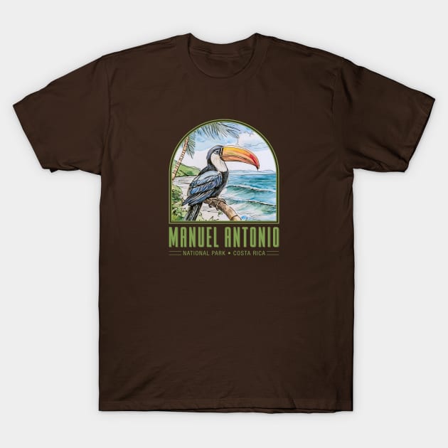 Manuel Antonio National Park T-Shirt by Curious World